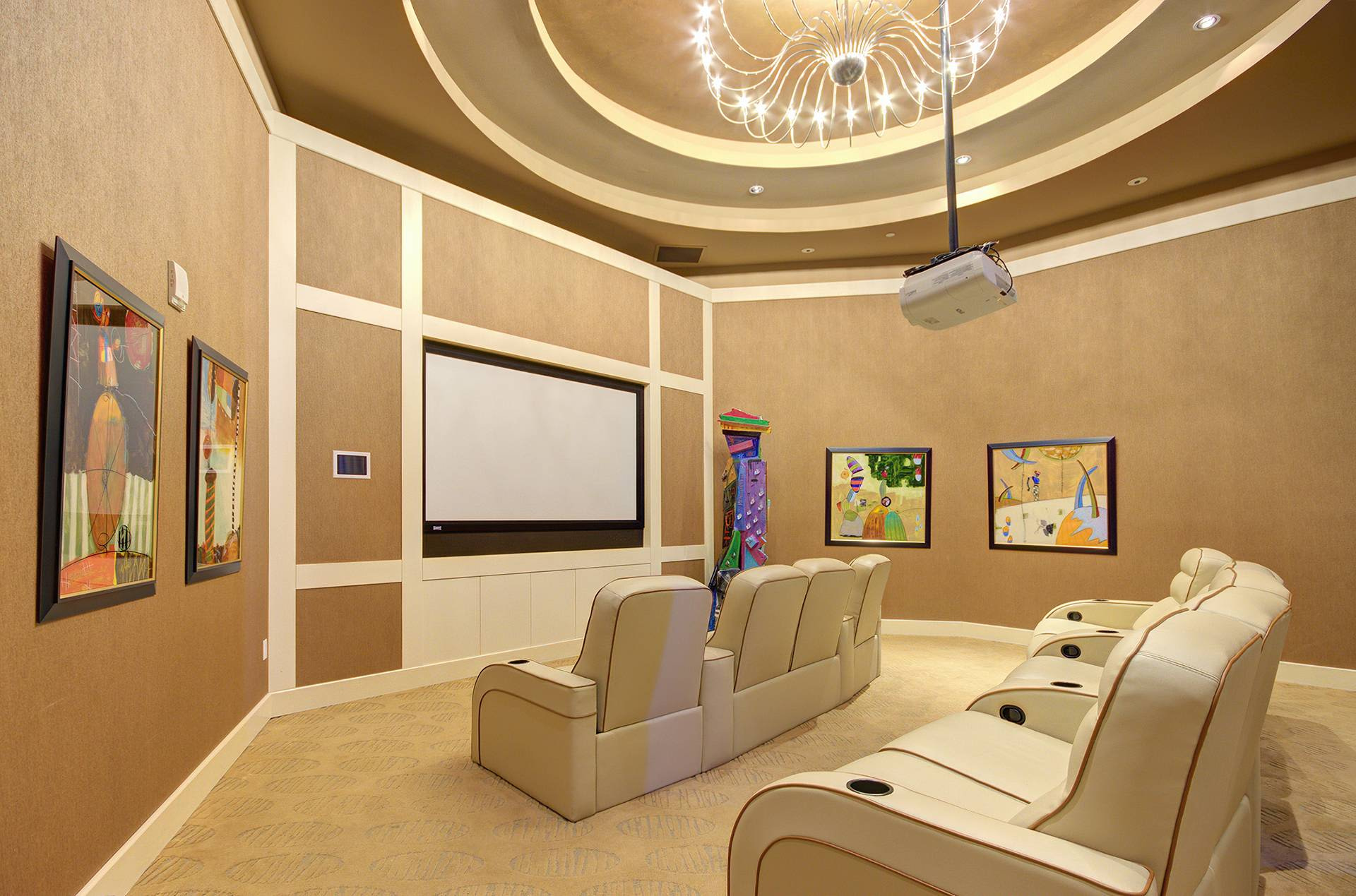 Real estate photo Real estate photo media room