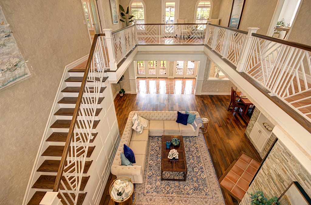 Interior real estate photograph