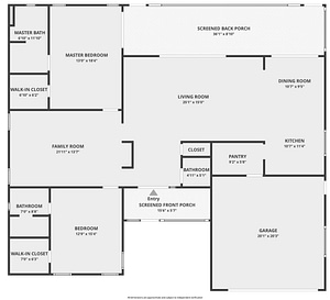 Real estate floor plan