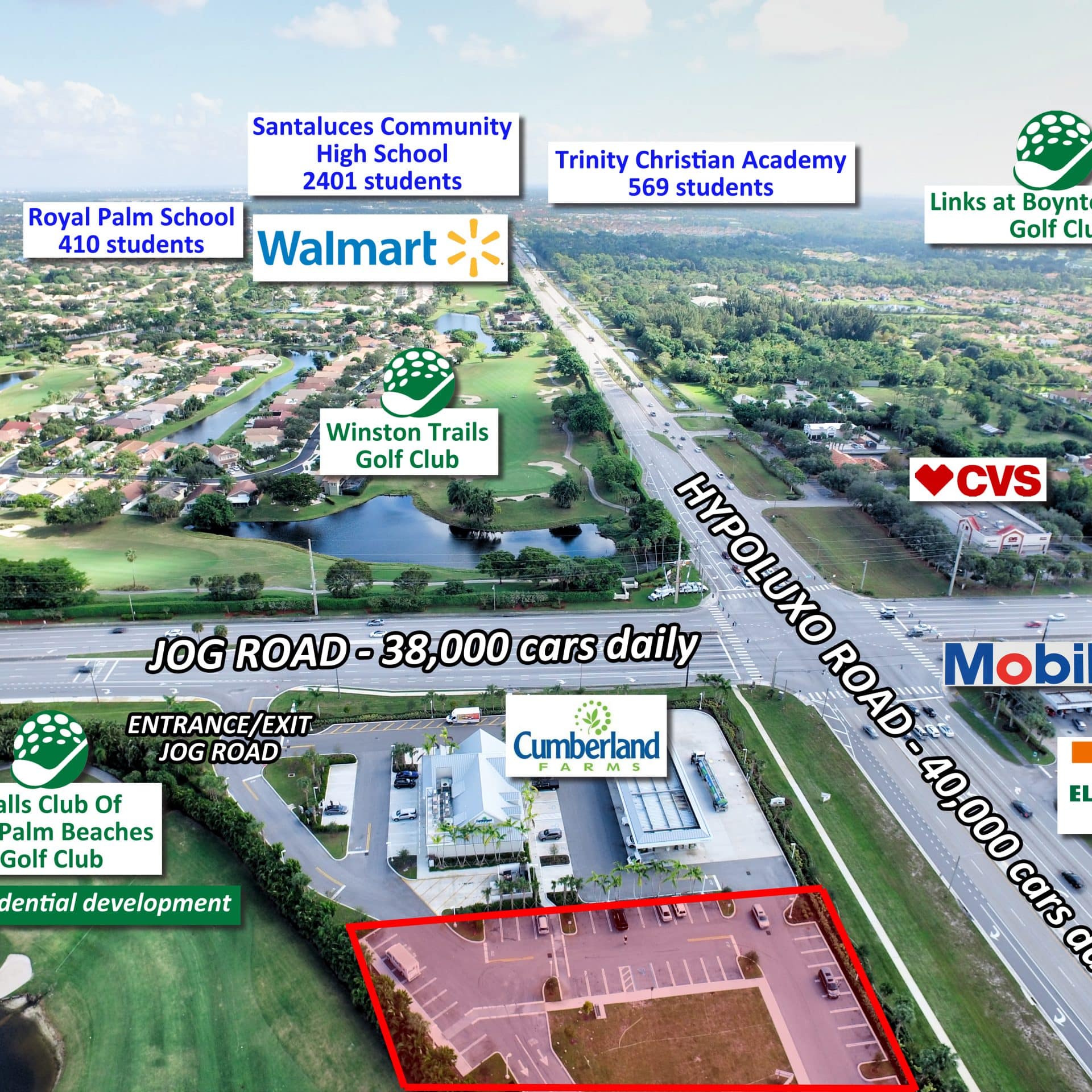 Aerial real estate photo